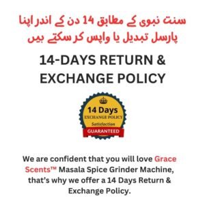 14 DAYS RETURN EXCHANGE POLICY gracescents